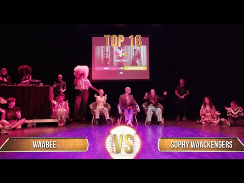 WAABEE vs SOPHY WAACKENGERS | TOP 16 | All Europe Waacking Festival 2023