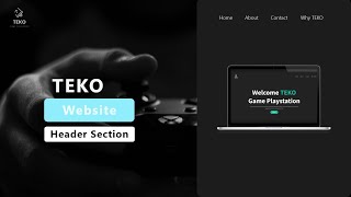 Build a Amazing static  website - Header Section