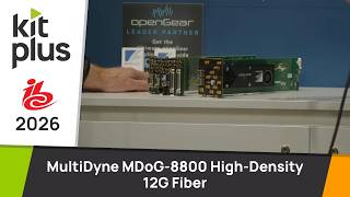 MultiDyne MDoG-8800 Brings High-Density 12G to openGear | IBC2026