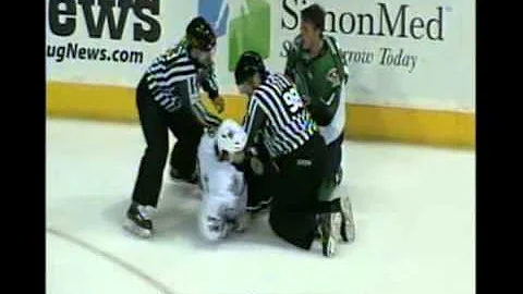 CHL Denver-Arizona hockey fight - Boilard vs LeBla...