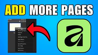 How To Add More Pages In Affinity By Canva (2026) (Best Method)