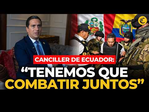 "More cooperation against crime": Interview with Roberto Curi, Chancellor of Ecuador | El Comercio