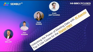 Unlocking the Power of Meeting Data with AI Agents - Top 5 Use Cases for the Digital PMO