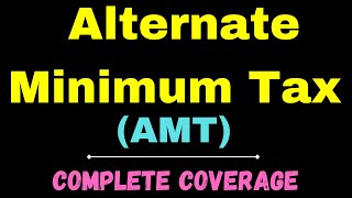 Alternate Minimum Tax - AMT II #cavedtaya
