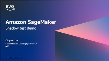SageMaker shadow testing demo | Amazon Web Services