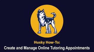 How To Create and Manage Online Tutoring Appointments in WC Online