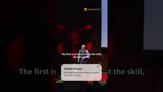 Josh Kaufman - The first 20 hours. #shorts