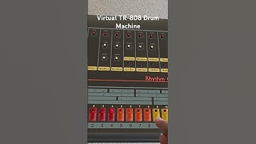 Virtual TR-808 Drum Machine Prototype #xr #applevisionpro #vr