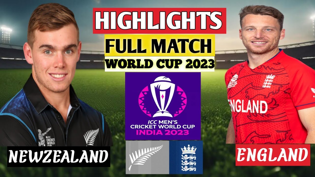 🔴 England vs New Zealand Highlights | World Cup 2023 | ENG vs NZ ...