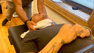 Terrible Posture and Neck pain resolved with Ring Dinger®️ Y axis manual spinal decompression