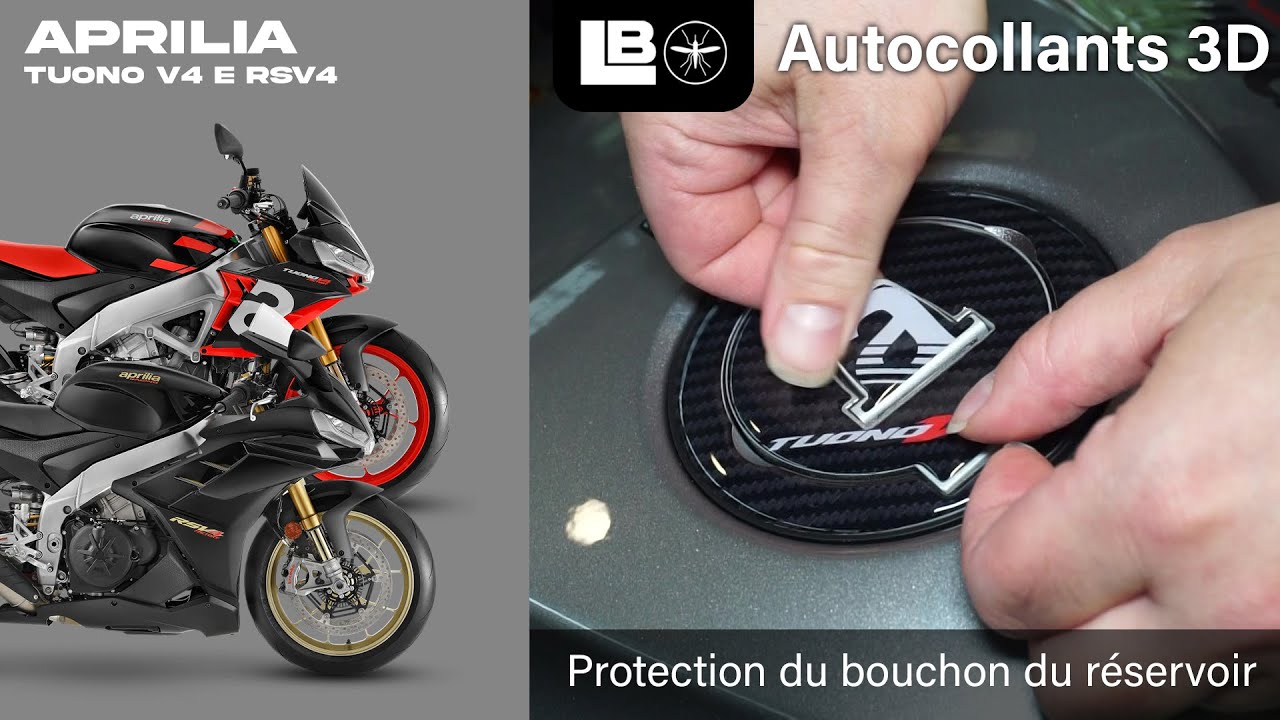 Autocollant 3D Protection Réservoir Moto Aprilia RS 660 Extrema 2023-2024 - Labelbike, Résine Italienne