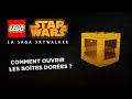 Comment ouvrir les boites dorées dans Lego star wars la saga skywalkers ??