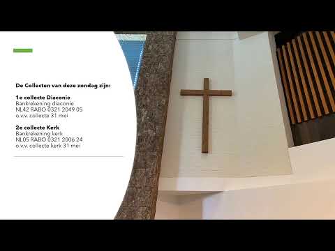 Kerkdienst 31-05-2020 Gereformeerde kerk Geldermalsen