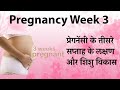 3rd week of pregnancy symptoms in hindi | Pregnancy ka Tisra Saptah mein kya hota hai