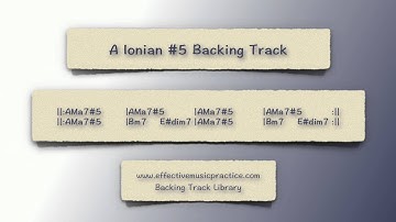 A Ionian #5 Backing Track