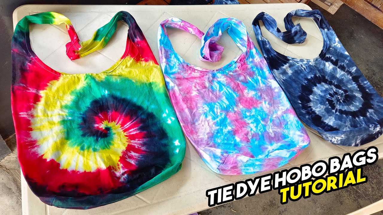 Summer Tie Dye Hobo Bags Tutorial | Tali at Kulay