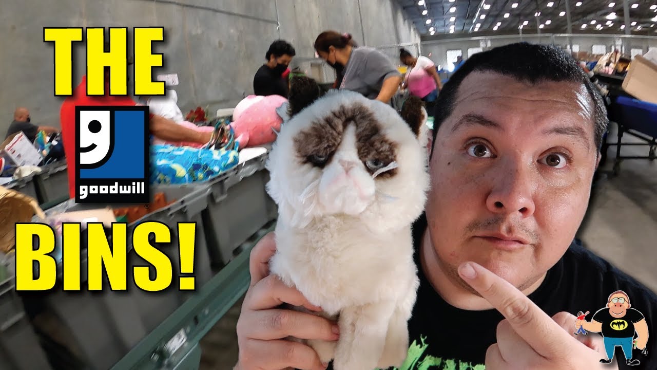 Thrifting the Goodwill Bins Outlet in Dallas, Texas Hunting for toys