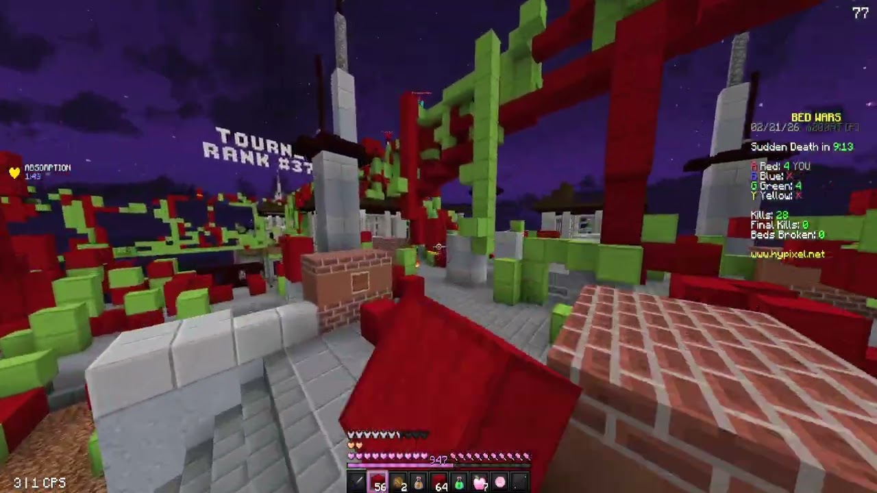 insane game against the #1 elo in ranked bedwars!