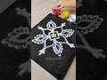 Simple and Beautiful Rangoli for Daily Use 🌸 #shorts #easyrangoli #dialyrangoli #youtube #viral