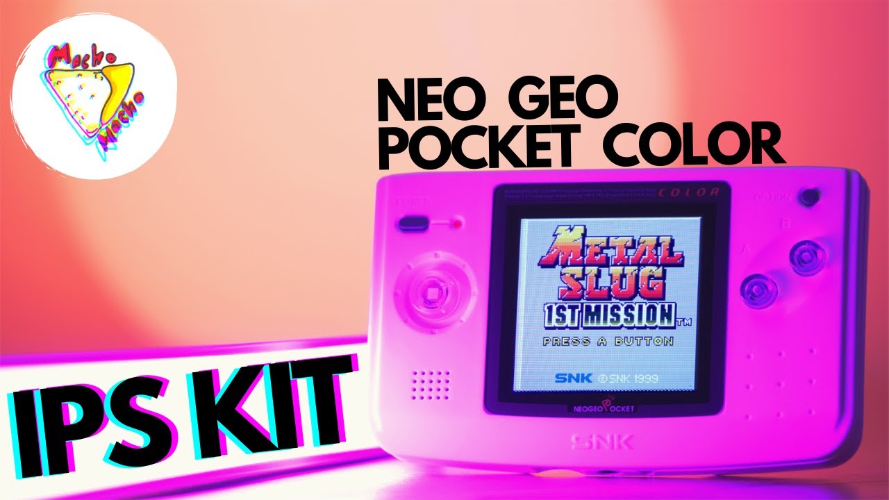 New IPS Kit for the Neo Geo Pocket Color! FULL SIZE!, Install Tutorial and  Review