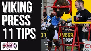 11 Viking Press Tips (Strongman Competition)