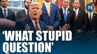 Reporter GRILLS Donald Trump, President FIRES BACK With ‘STUPID’ Remark | US News | World News