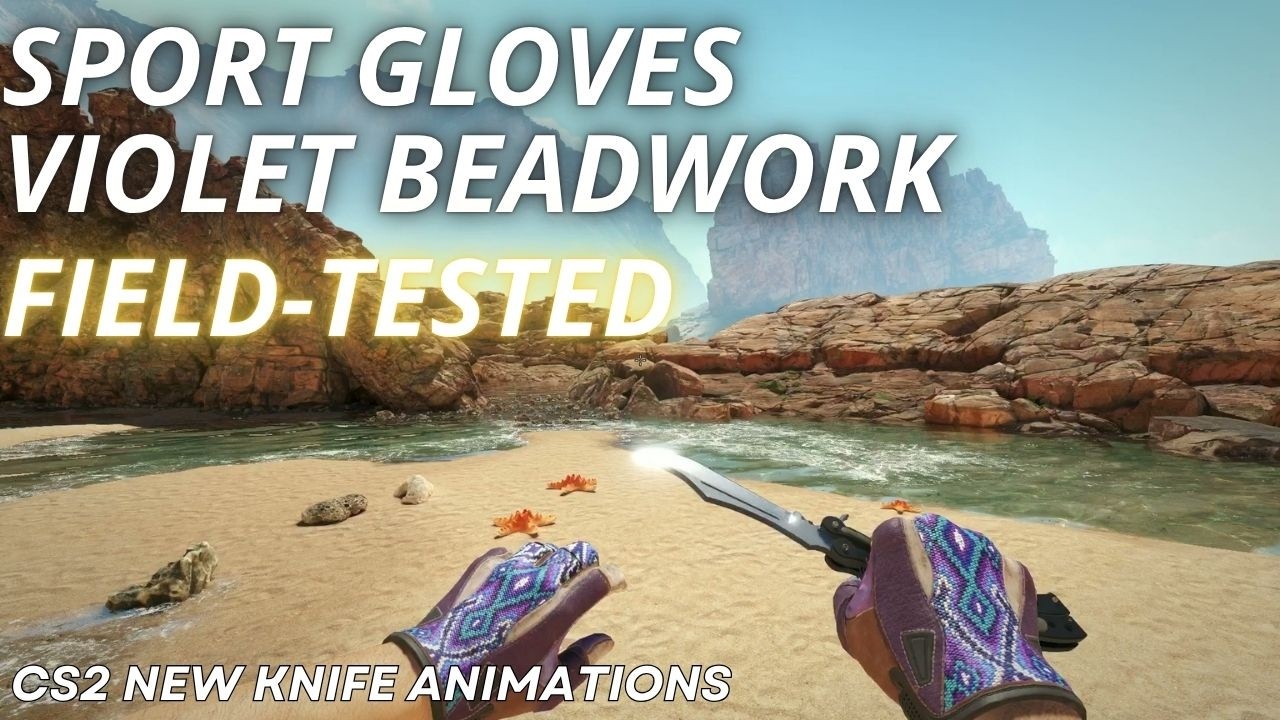 Sport Gloves Violet Beadwork (Field-Tested) | CS2 Skin Showcase - YouTube