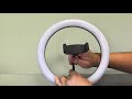 Fugetek 10" Selfie Ring Light Kit & Tripod Stand Assembly Guide
