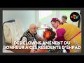 Ref:63TSo0PDb9o Du bonheur pour les seniors dans les ehpad gr�ce � des clowns itin�rants