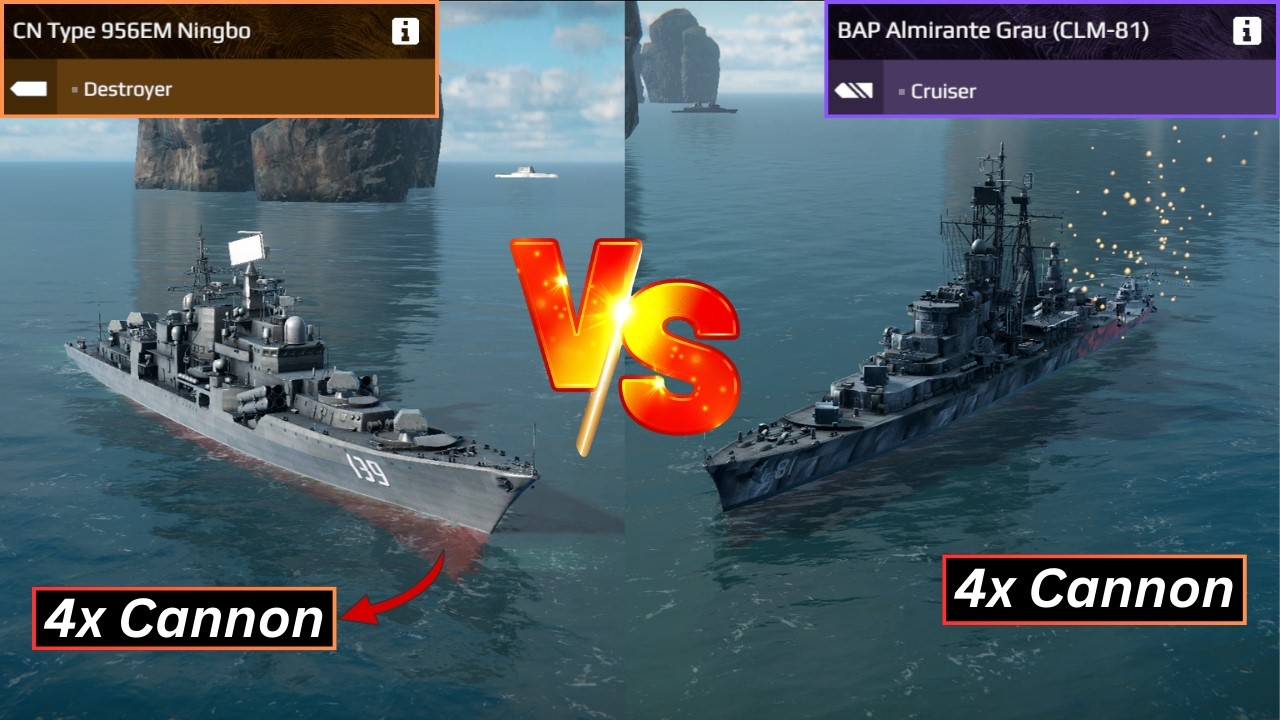 🔥CN Type 956EM Better Than ??🤔 Almirante Grau (CLM-81) - Modern Warships