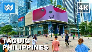 [4K] Bonifacio Global City (BGC) in Taguig Philippines 🇵🇭 Bonifacio High Street Modern Walking Tour