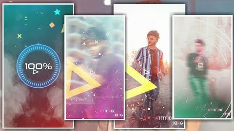 Professional attitude whatsapp status kaise banaye | kinemaster video editing shake effect (02)