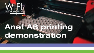 Anet A6 printing demonstration