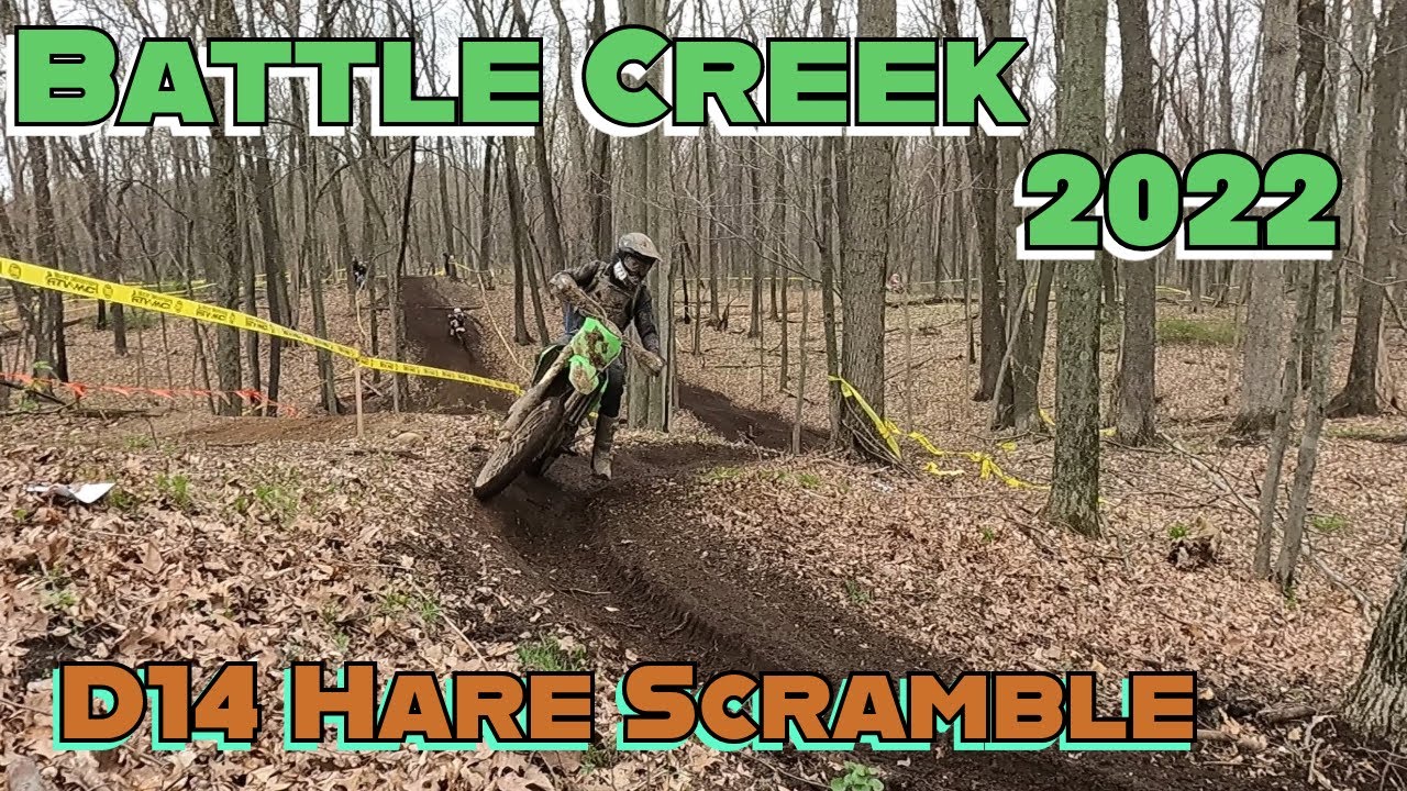 2022 Battle Creek Michigan AMA D14  Hare Scramble