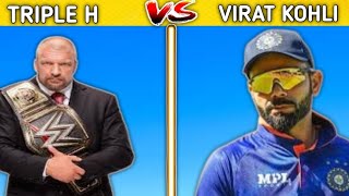 Triple H VS Virat Kohli || #trending #viral #vs #comparison