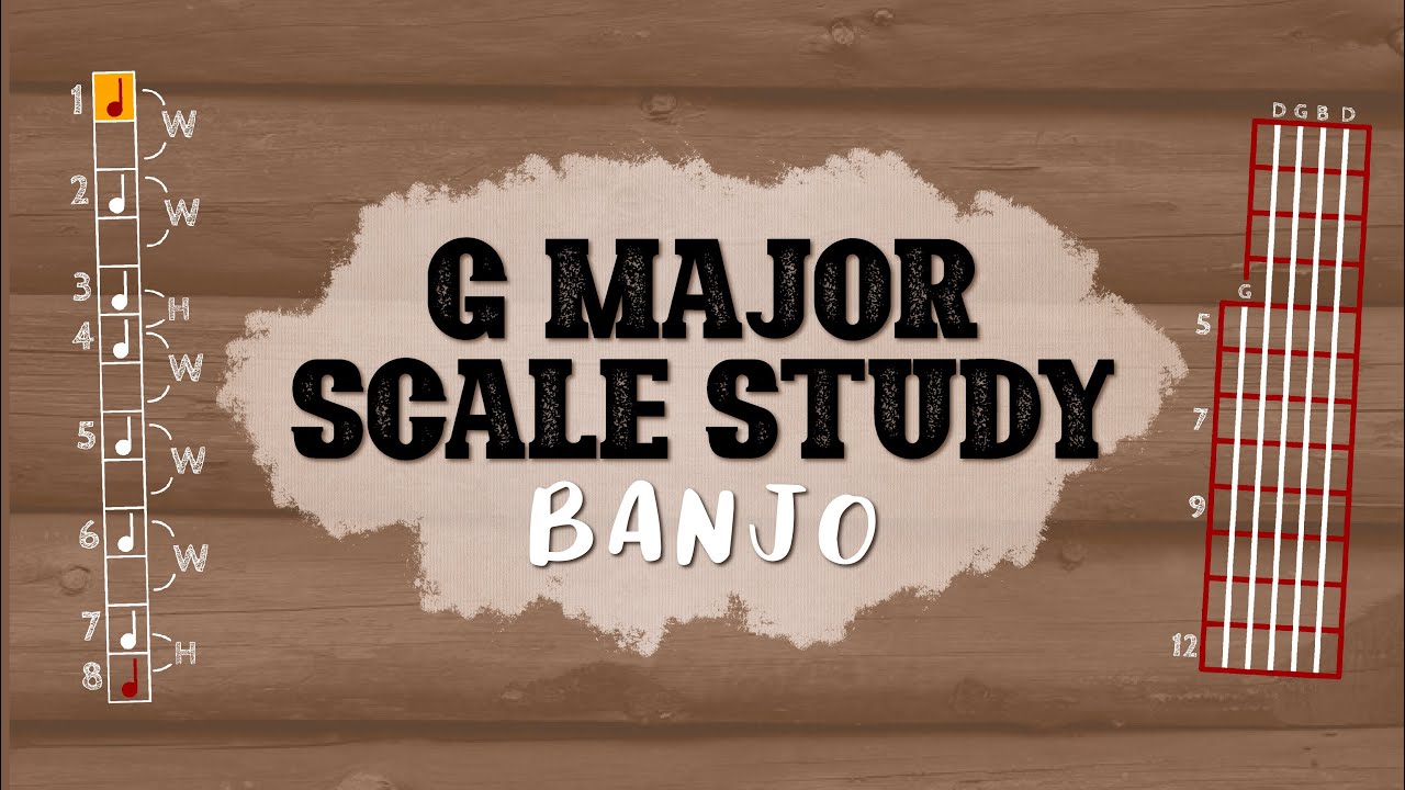 G Major Scale Study for Banjo! Acordes Chordify