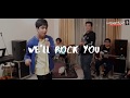 We will rock you  a rocking performance by lorraine music academy students