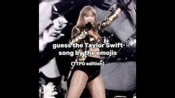 guess the song by the emojis TTPD edition #swiftie #erastour #taylorswift #viralvideo #fypviralシ