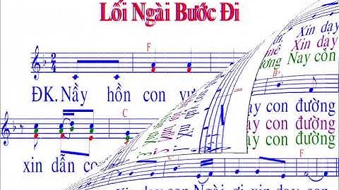 Lối ngài bước đi / nhạc : Cao Huy Hoàng