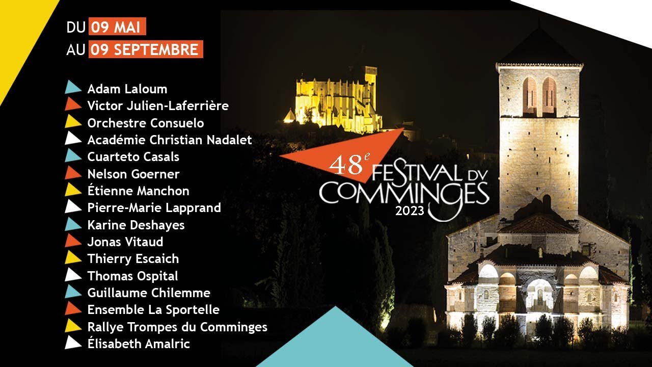 Festival du Comminges présentation de la saison 2023 48ème édition