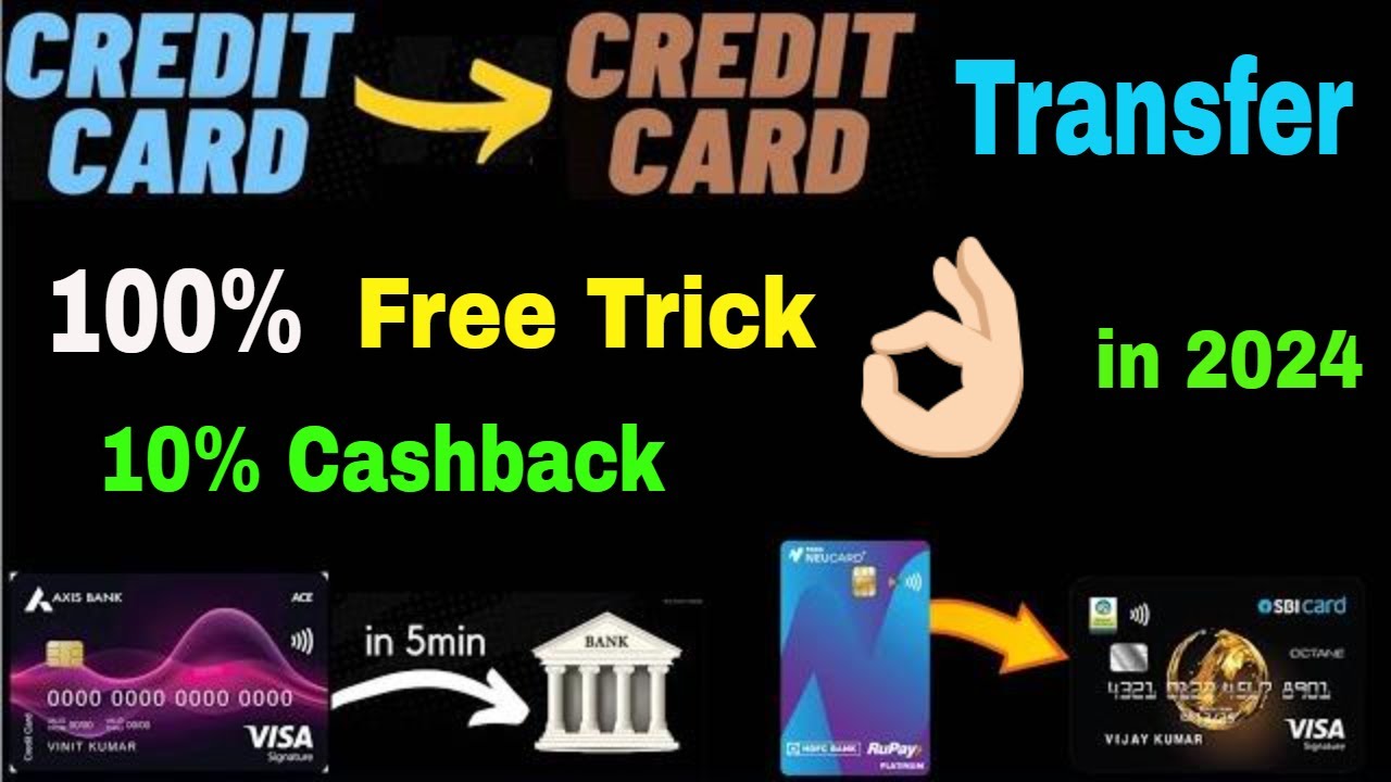 Free Credit card to credit card bill payment 🔥 Earn 10% Cashback 🔥 Credit Card To Bank