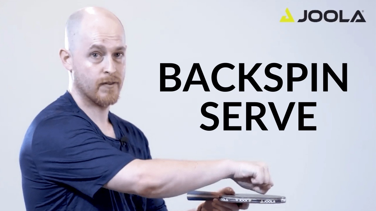 Научитесь простой подаче с коротким обратным вращением в настольном теннисе | JOOLA Skills