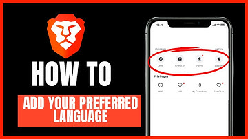 How to add your preferred language on Brave browser