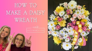 DIY Daisy Wreath
