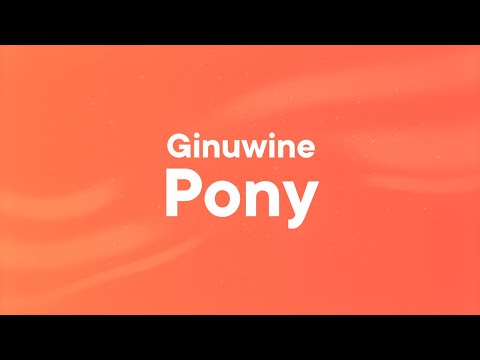Ginuwine - Pony