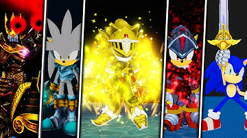 Sonic Universe RP How to Get Excalibur Sonic And 7 Knights of The Round Table Badges