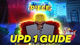 [CODE] Demon Piece UPDATE 1 GUIDE | New BOSSES, RAIDS, FRUITS, SWORDS | Fruit Seas