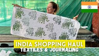 What I bought in INDIA: Souvenirs, Textiles & Journaling