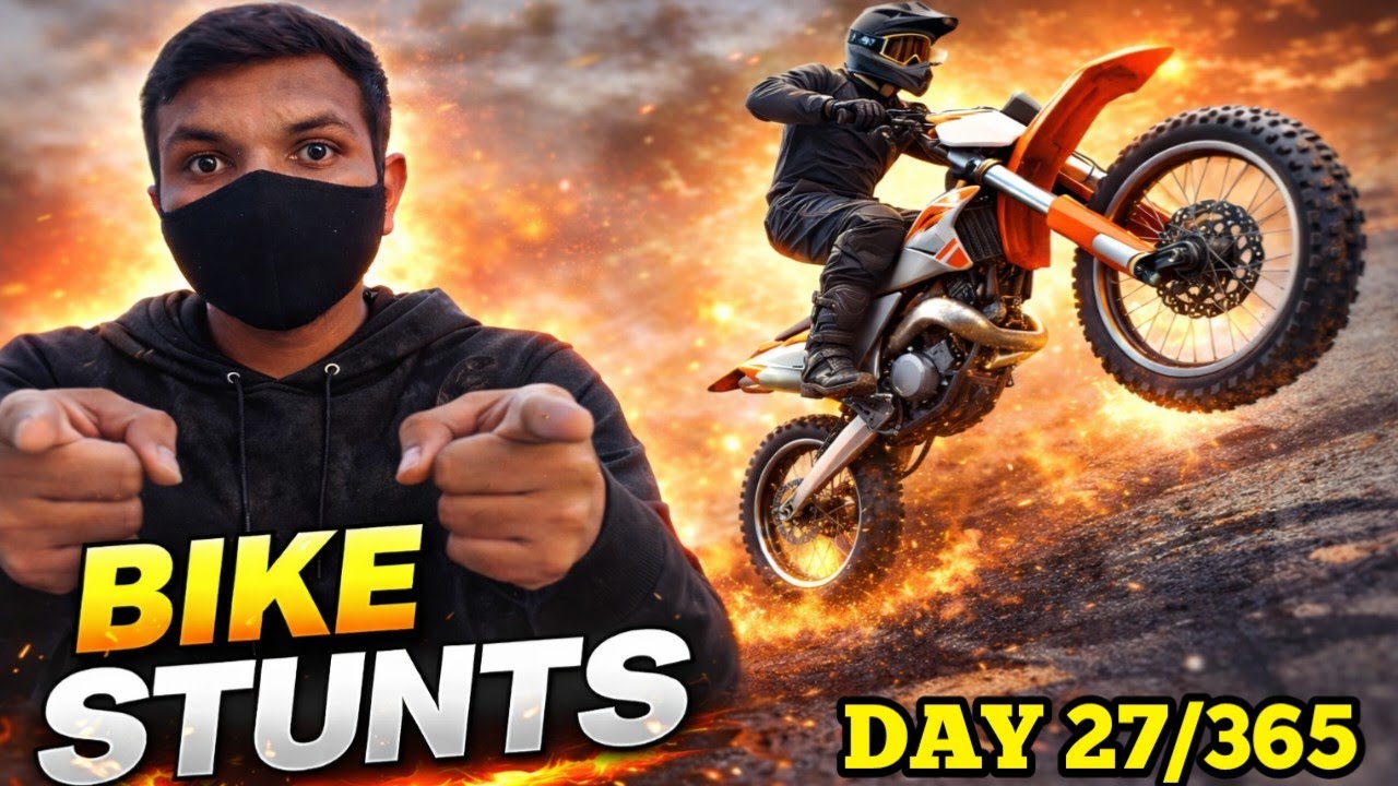 365 DAY CHALLENGE DAY - 27 Impossible Bike Stunts Level Complete 🚀 | Crazy Bike Game 2026