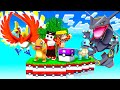 SOPRAVVIVO SOPRA UN BLOCCO POKEMON LEGGENDARIO SU MINECRAFT - ITA